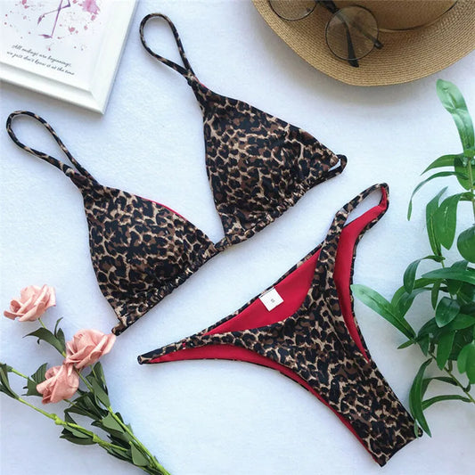 Sexy Leopard Print swimsuit